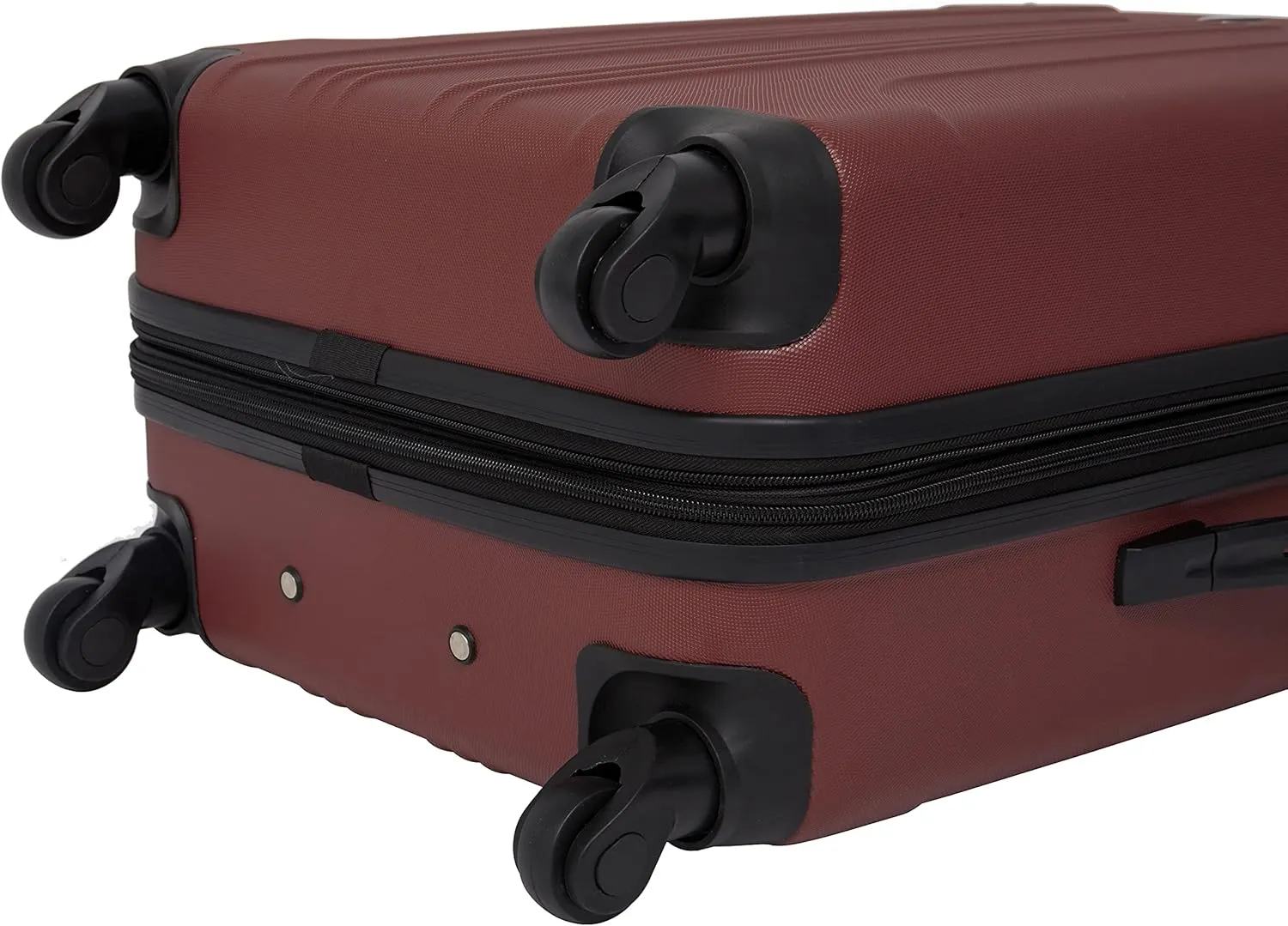 Travelers Club Chicago Hardside Expandable Spinner Luggage, Apple Butter, 3 Piece Set