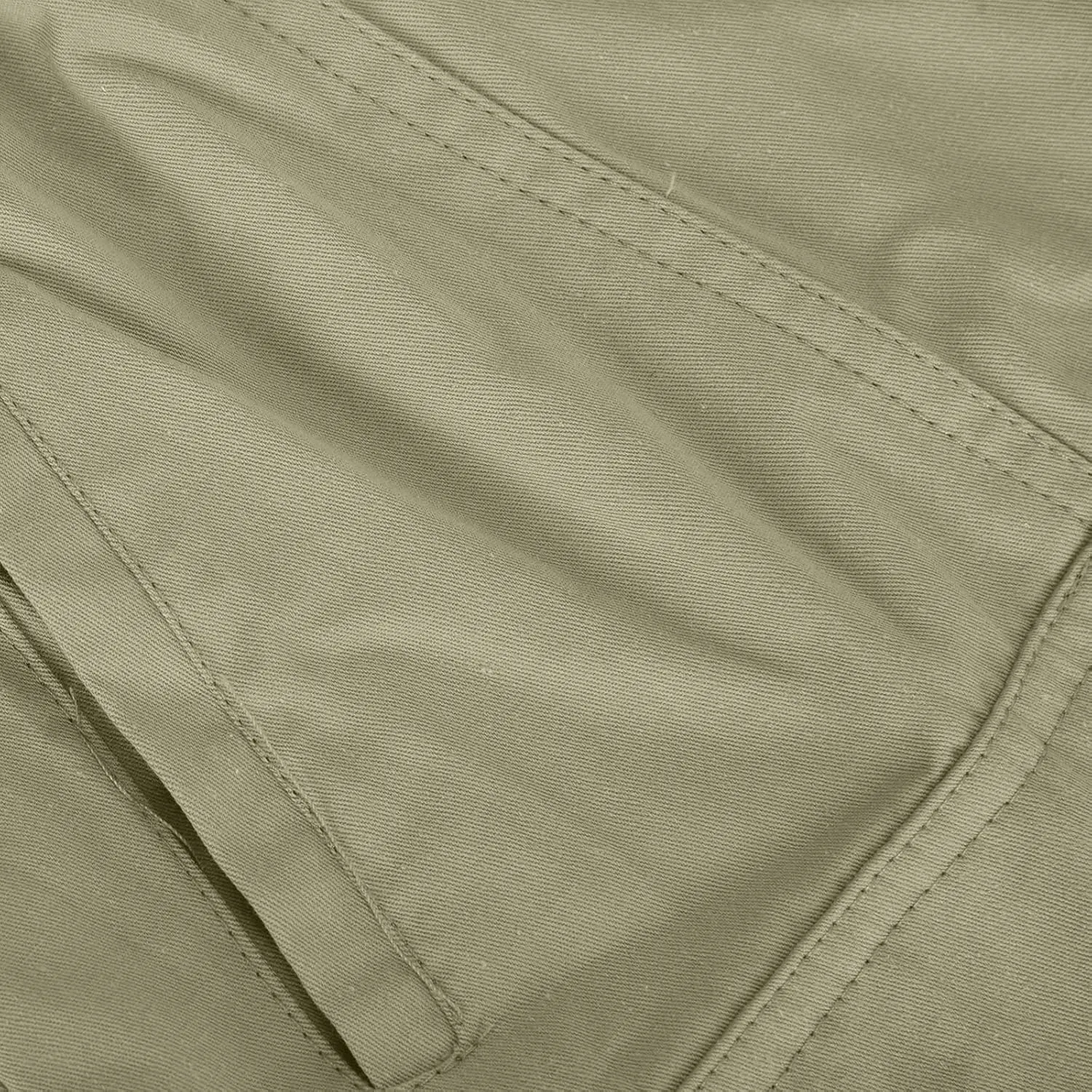 Uillui Cargo Shorts for Women High Waist Straight Leg Bootcut Shorts Multi-Pocket Tactical Cargo Shorts Outdoor Hiking Short