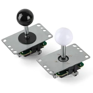 Umierke Arcade Game Machine Joystick for Home Use - High Precision Gaming Control，4 or 8 Way Mode Selectable，a black ball and a white ball