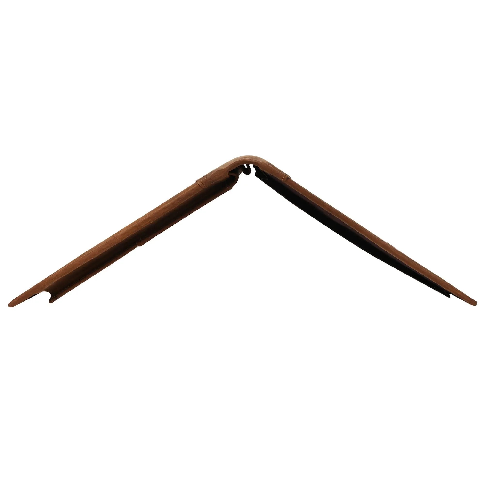 Unisex Brown Solid Genuine Leather Portfolio / File Folder - Clearance sale