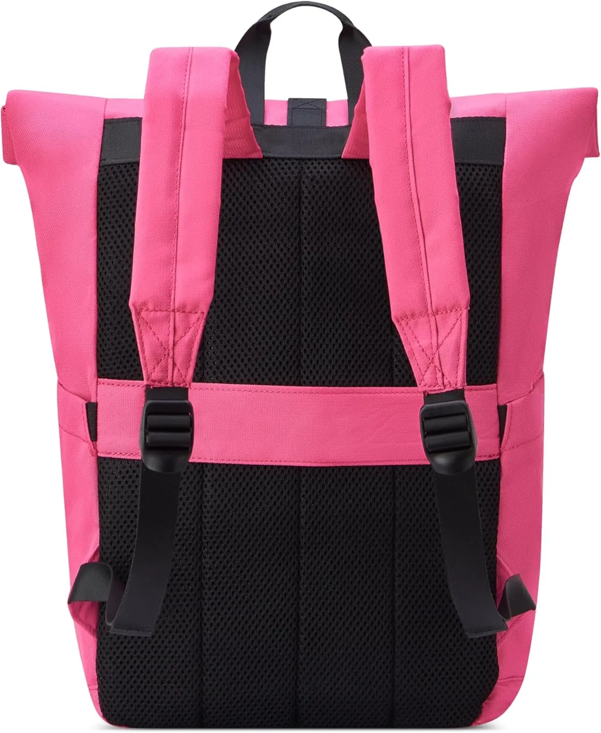 United Colors of Benetton Be Rolltop Backpack, Pink, 15.6 Inch Laptop Sleeve