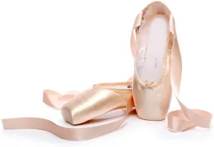 Unpafcxddyig Girls Womens Ballet Dance Toe Shoes Professional Satin Pointe Shoes Slippers