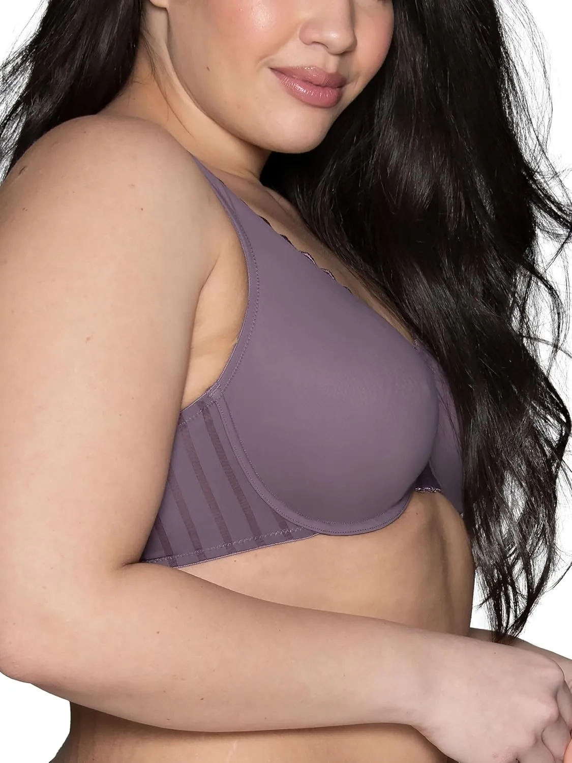 Vanity Fair Women's Beautiful Indulgence Lace Bra with Underwire, Non Padded Cups for Natural Shape, Sizes 32C-40G
