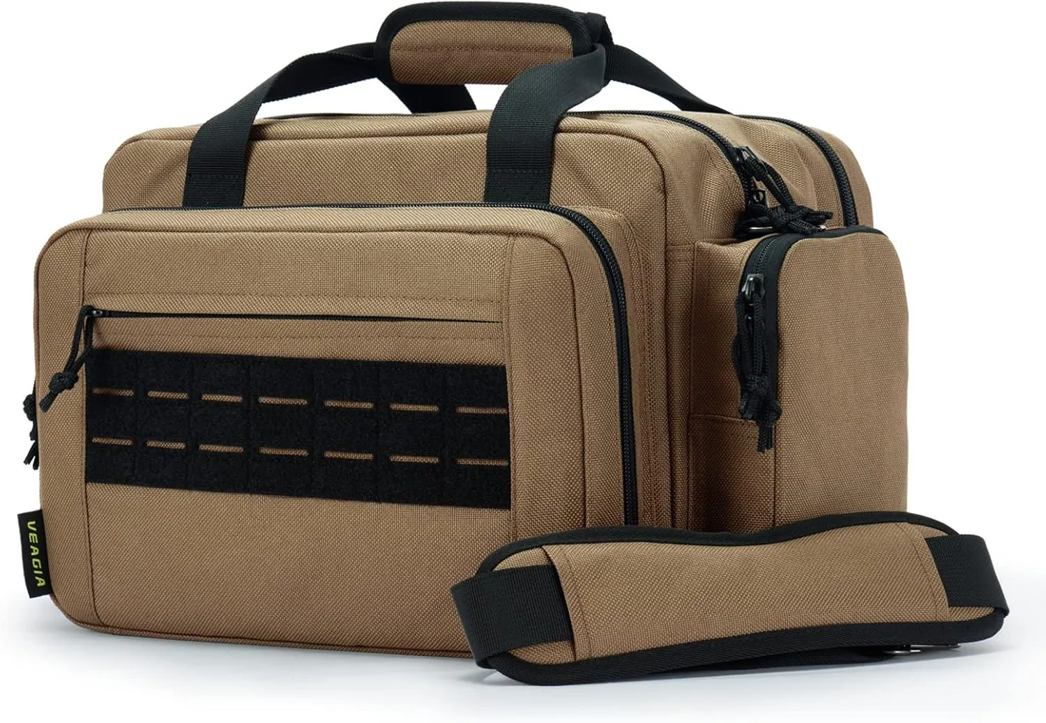 VEAGIA Range Bag,Pistol Case,Gun Range Bags For Handguns And Ammo Pouch 2 Pistols Soft Carrying Shooting Bag