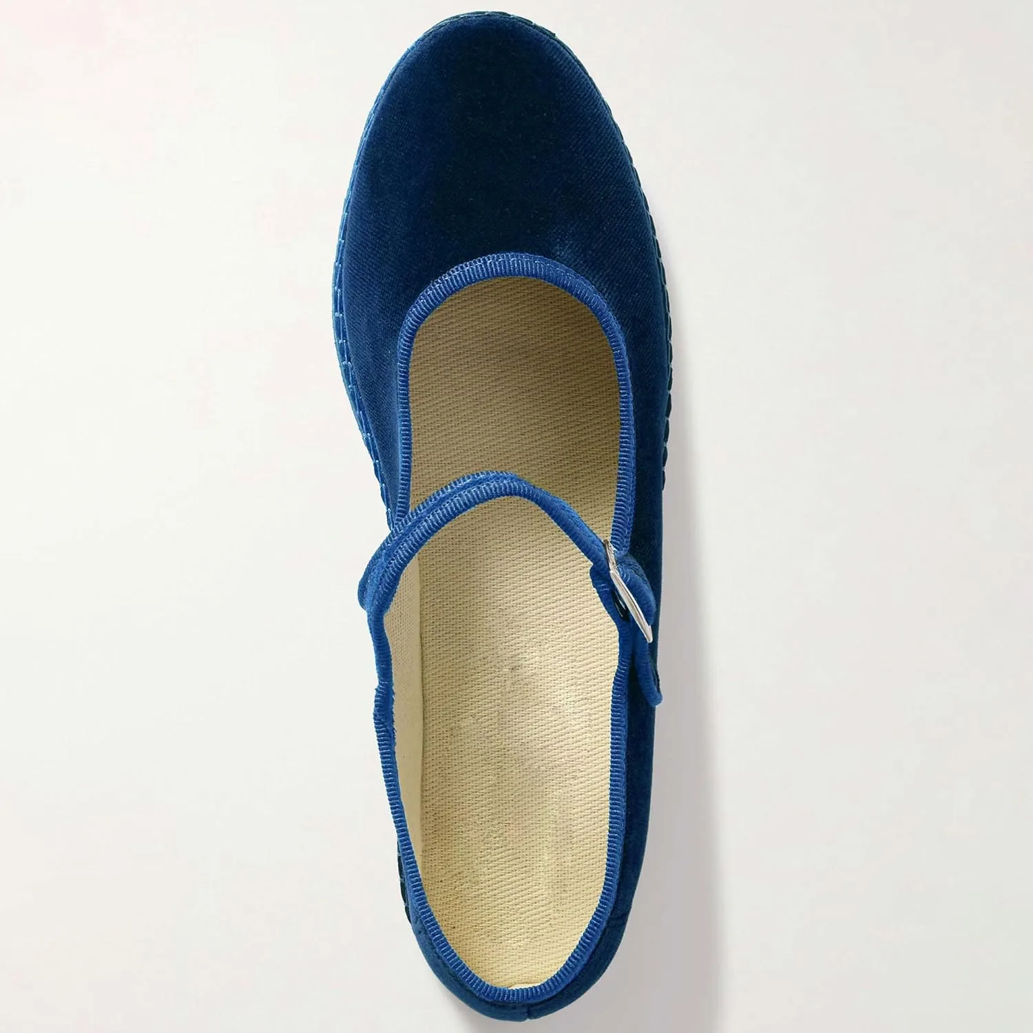 Velvet Ballet Flats for Women Cute Suede Round Toe Slip On Mary Jane Flats Casual Comfortable Ballerina Shoes