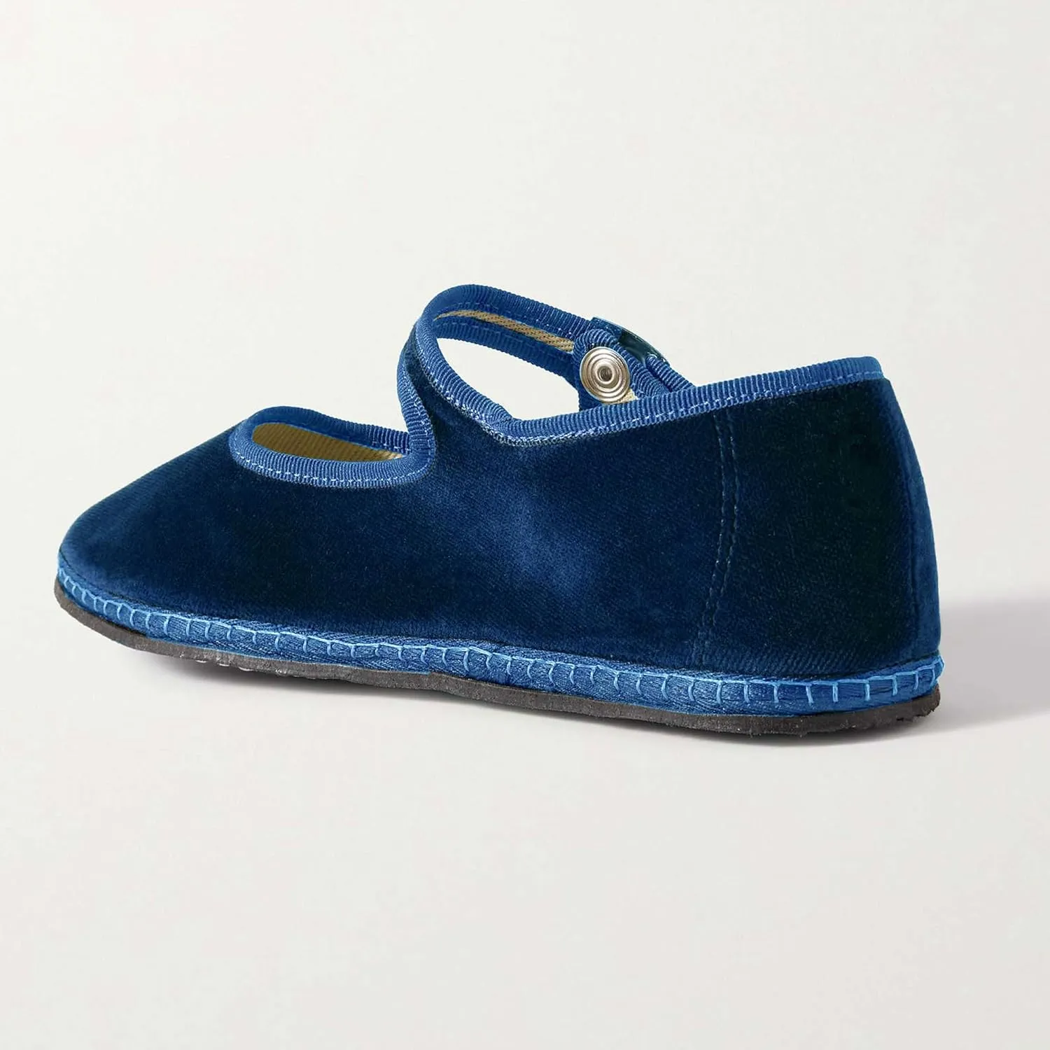 Velvet Ballet Flats for Women Cute Suede Round Toe Slip On Mary Jane Flats Casual Comfortable Ballerina Shoes