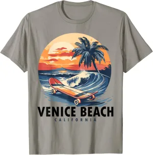 Venice Beach California Skateboard Skateboarder T-Shirt