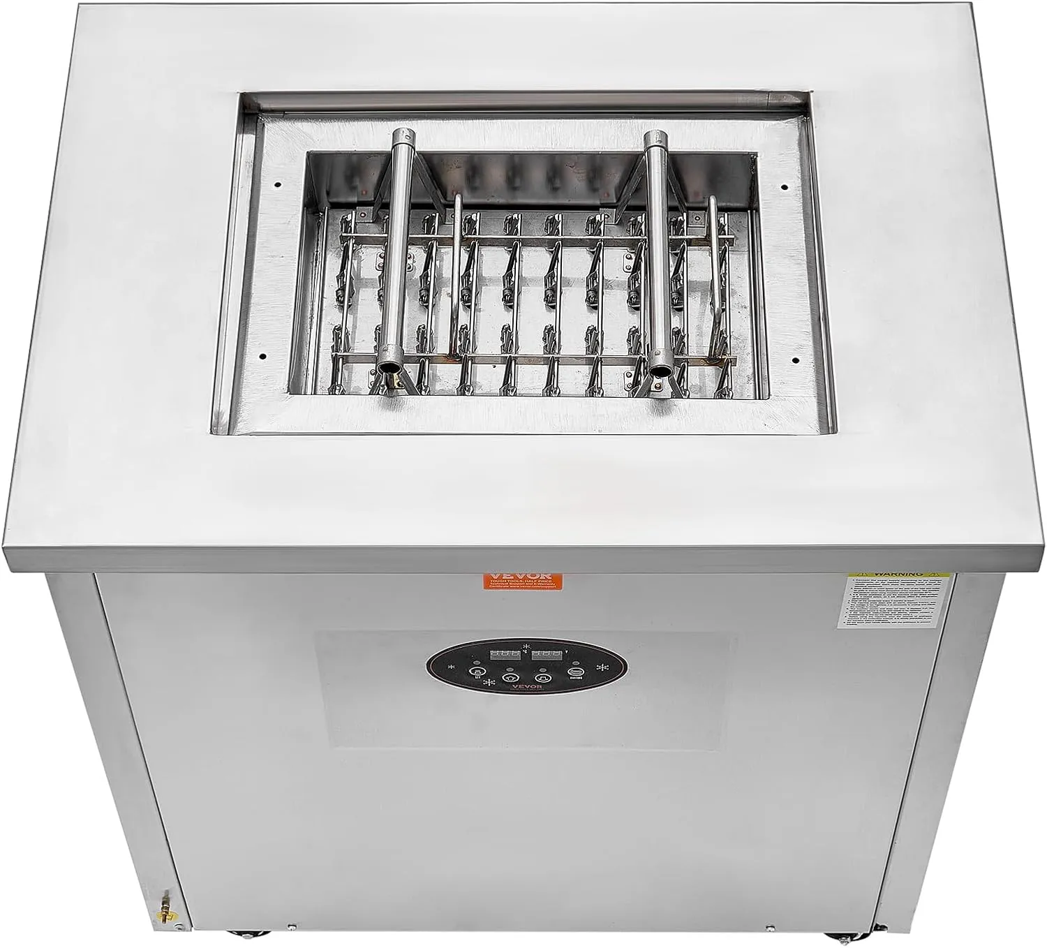 VEVOR Commercial Popsicle Machine, Single Mould Set - 40 PCS Ice Pops Making Machine, Stainless Steel Commercial Ice Lolly Maker, Ice Sticks Popsicle Machine for Bar, Cafes, Milktea Stores