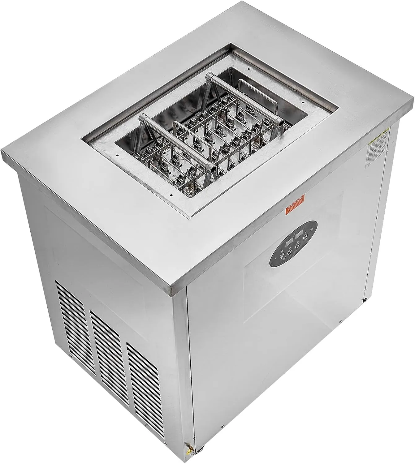 VEVOR Commercial Popsicle Machine, Single Mould Set - 40 PCS Ice Pops Making Machine, Stainless Steel Commercial Ice Lolly Maker, Ice Sticks Popsicle Machine for Bar, Cafes, Milktea Stores
