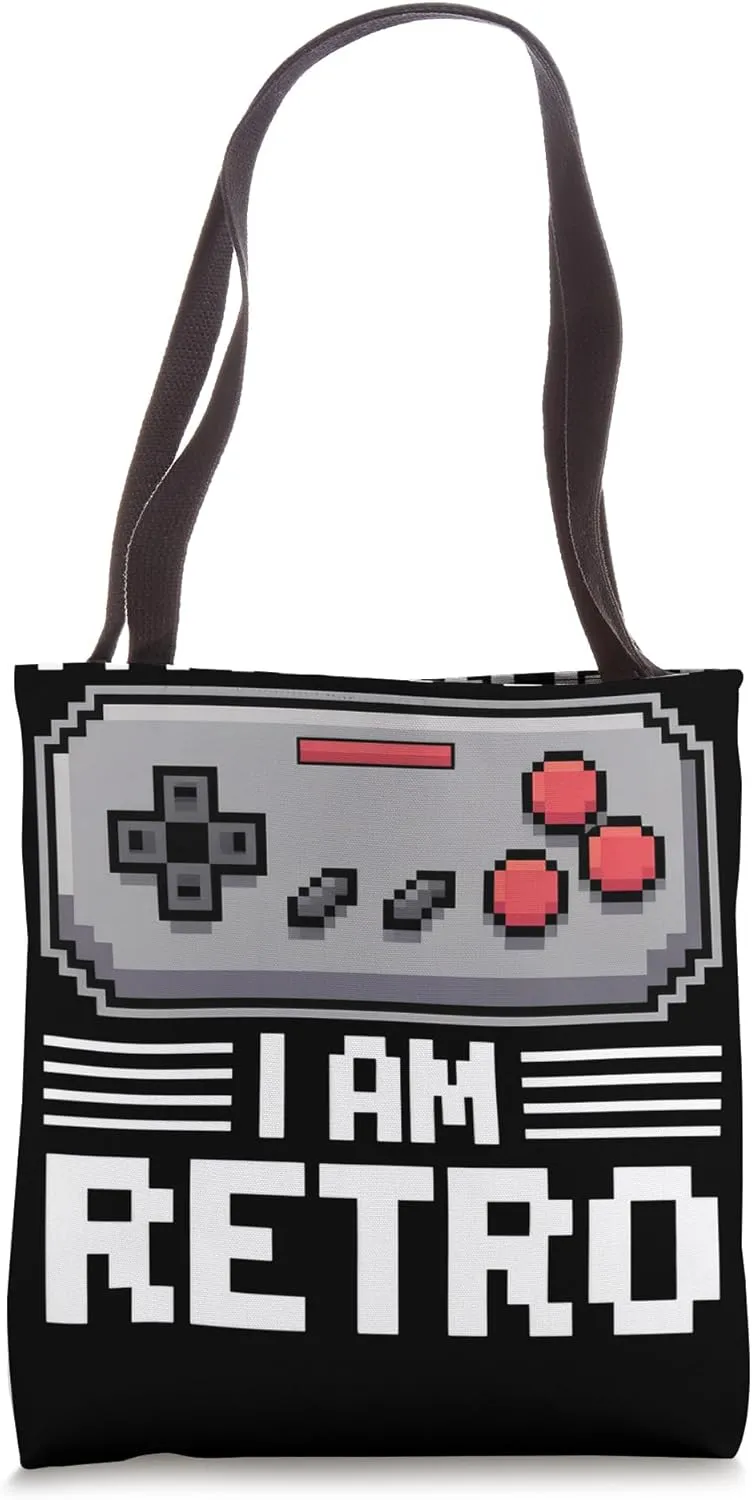 Video Gaming Joystick I'm Not Old I'm Retro Gamer Tote Bag