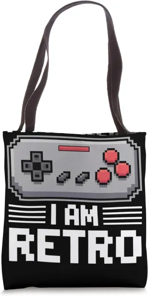 Video Gaming Joystick I'm Not Old I'm Retro Gamer Tote Bag