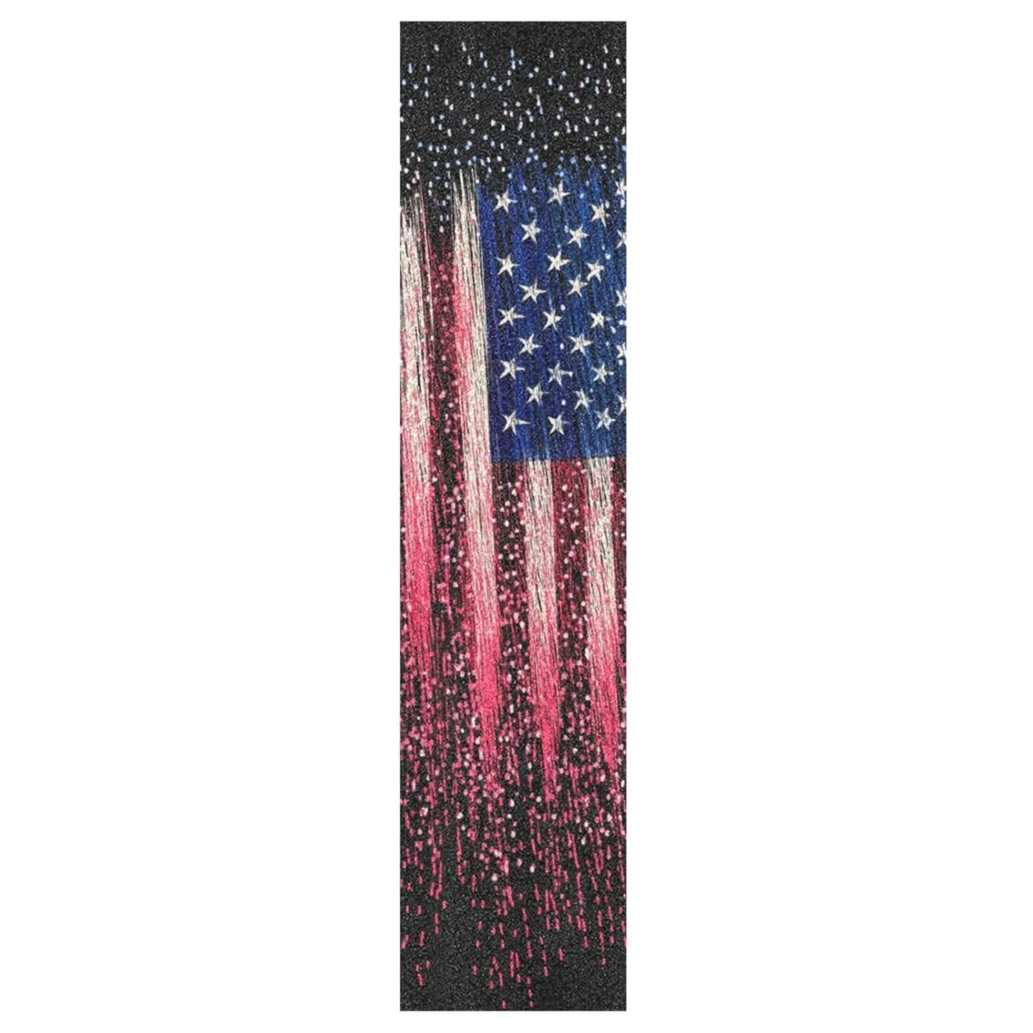 Vintage American Flag Black Skateboard Grip Tape Design Bubble Free Fusion Scooter Grip Tape Longboard Grip Tape Waterproof Cruiser Griptape, 44×10 Inch