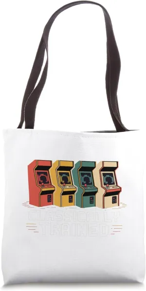 Vintage Arcade Cabinet Video Gaming Retro Gamer Arcade Gamer Tote Bag