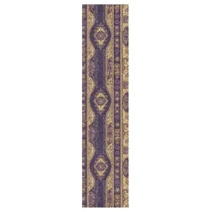 Vintage Flower Pattern Dark Purple and Gold Grip Tape roll Skateboard Waterproof Fusion Scooter Grip Tape Grip Tape Longboard Bubble Free Cruiser Grip Tape, 44×10 Inch