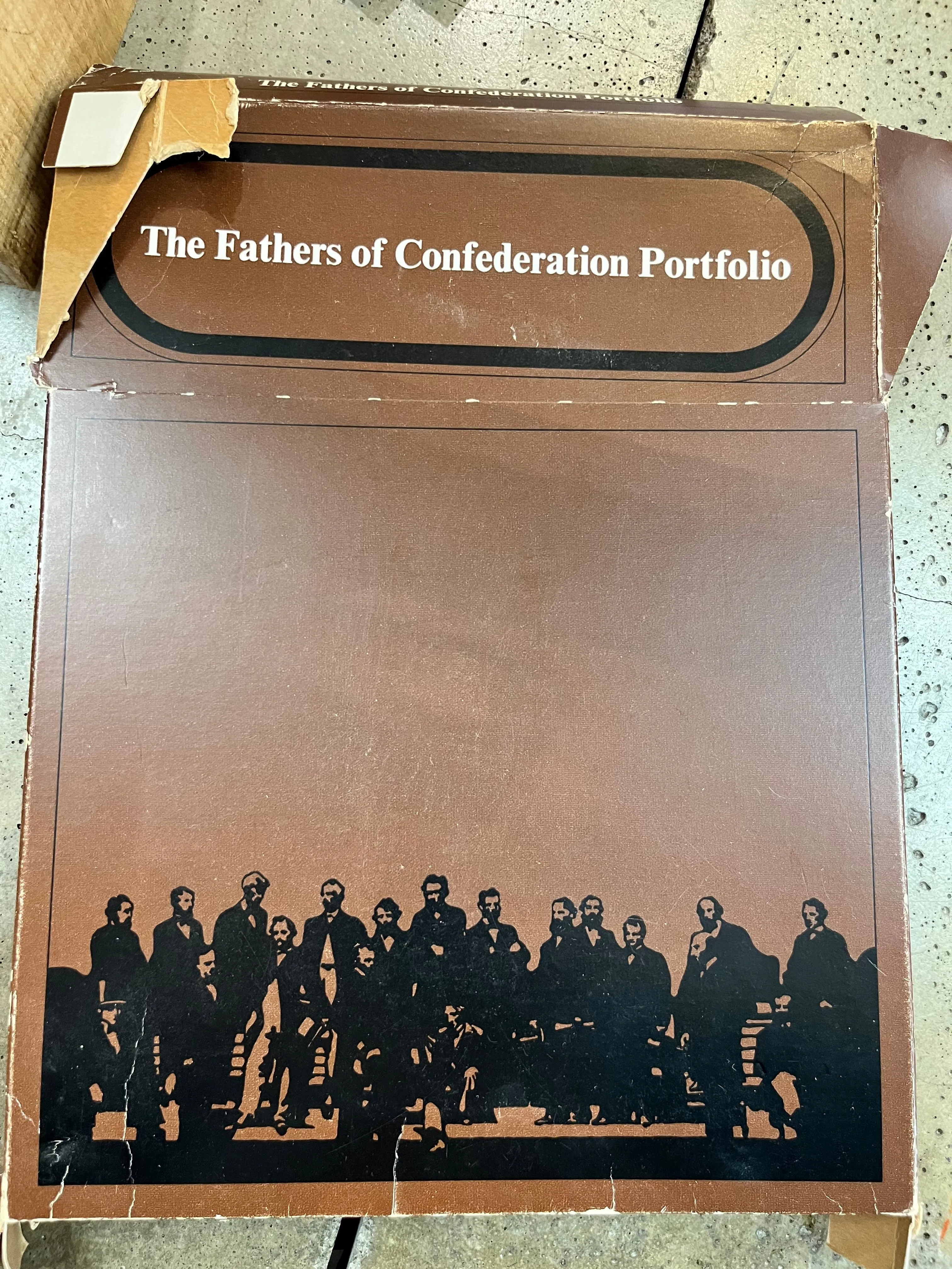 Vintage "The Fathers of Confederation Portfolio" Set