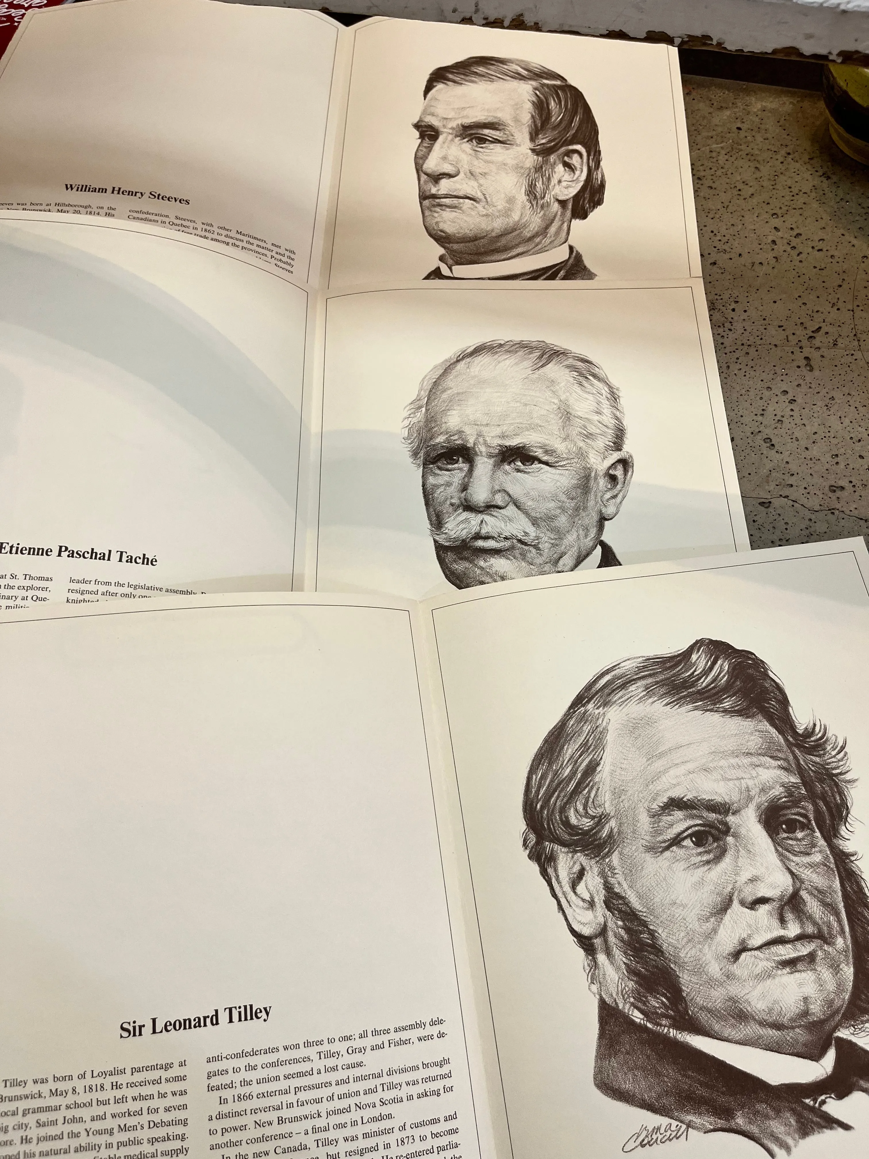 Vintage "The Fathers of Confederation Portfolio" Set
