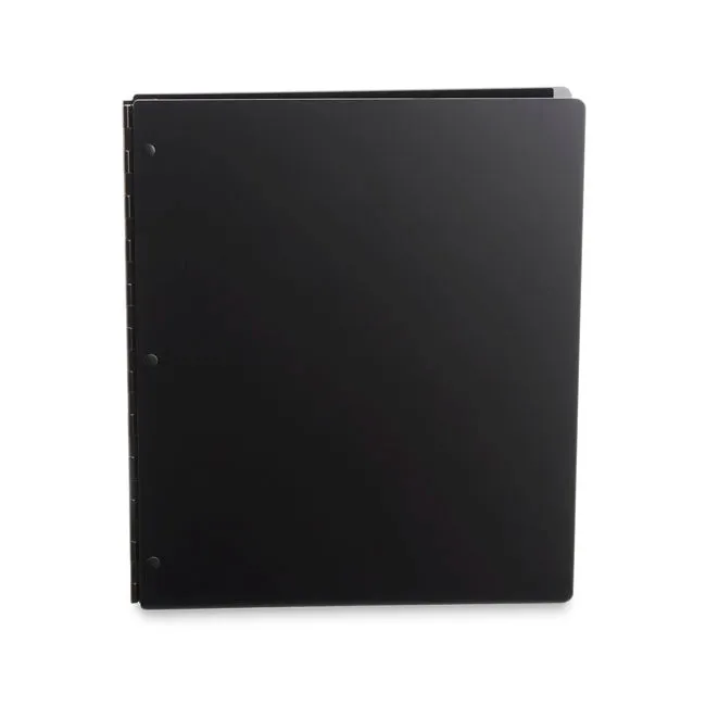 Vista Acrylic Screwpost Portfolio Book - Onyx (Matte Black)   20 Archival Sheet Protectors - SELECT A SIZE