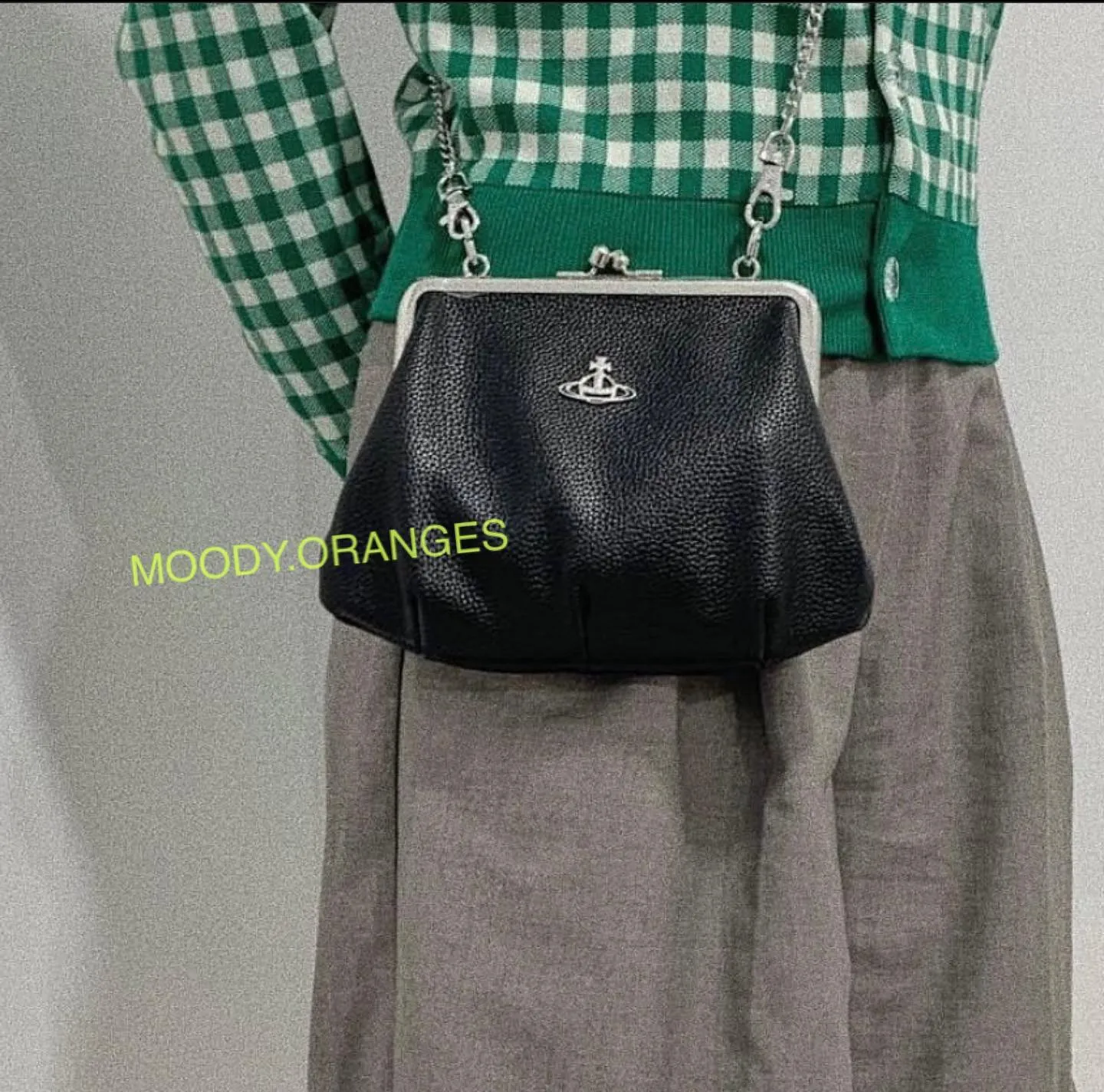 Vivienne Westwood Black Dumpling Bag (Vegan)