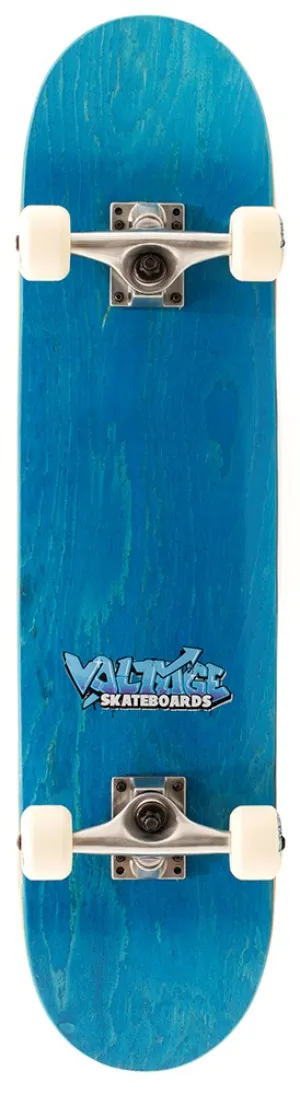 Voltage Graffiti Logo Complete Skateboard - Blue