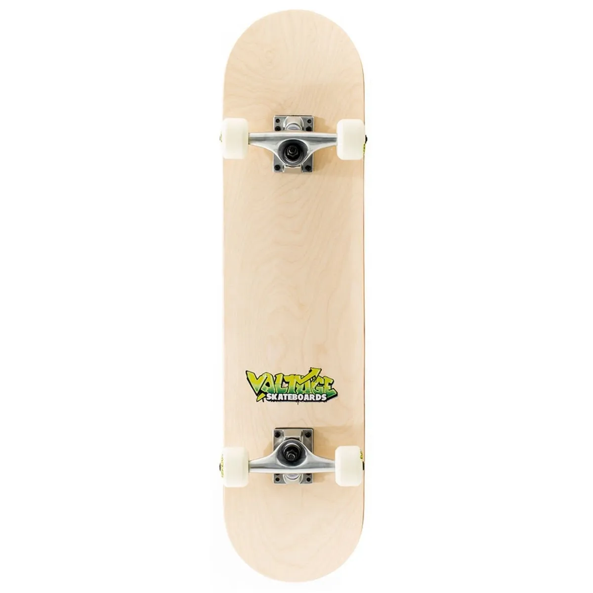 Voltage Graffiti Logo Complete Skateboard - Natural