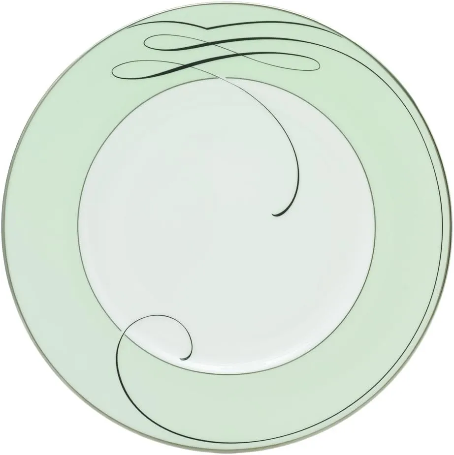 Waterford Ballet Ribbon Green Accent Plate, 9-Inch