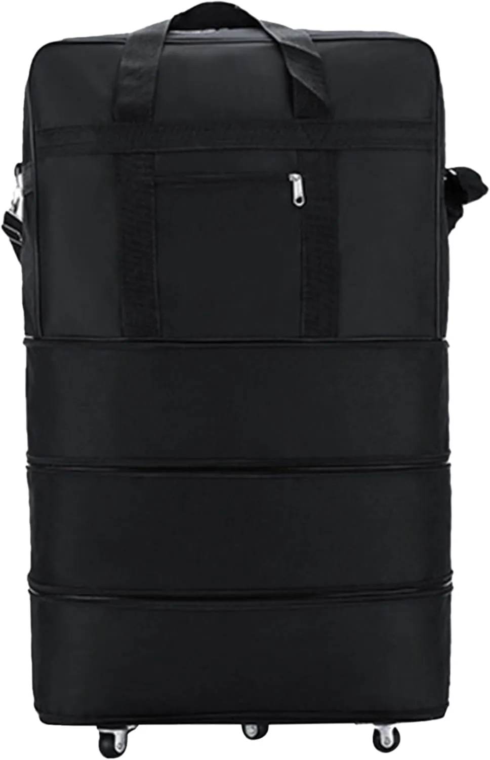 Wheeled Duffle Bag Large Capacity Expandable Foldable Suitcase with 360 ° Roating Wheels Waterproof Oxford Wheeled Holdall Multifunction Travel Bag for Men Women Travel Business Trip Wheeled Holdall