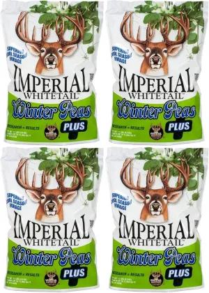 Whitetail Institute Imperial Winter Pea Plus 44 lbs (Carton of 4, 11lb Bags)
