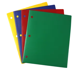 Wholesale Plastic Folder with Holes