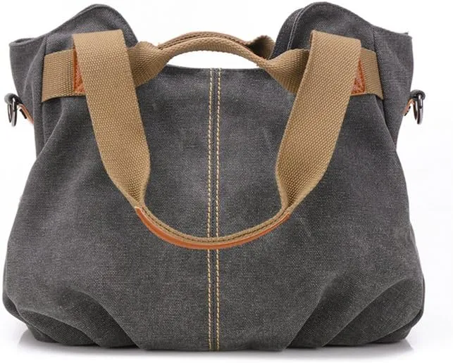 Women Ladies Bags Vintage Hobo Canvas Daily Purse Shoulder Tote Shopper Handbag