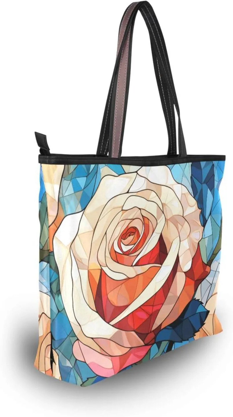 Women Tote Bag, Large Shoulder Hobo Bags Casual Handbags Big Capacity Shopping Work Bag for Vacation, 47