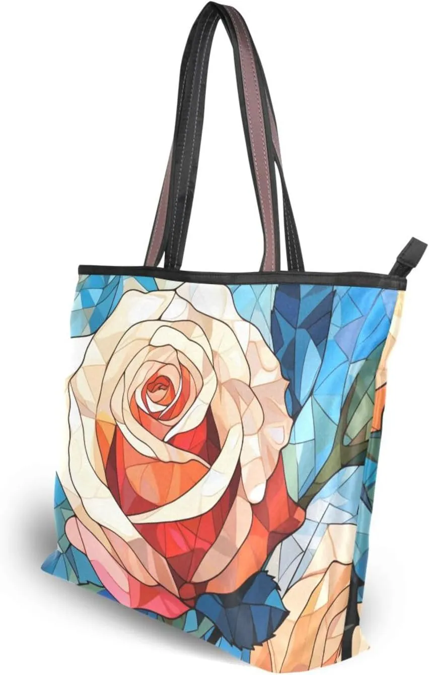 Women Tote Bag, Large Shoulder Hobo Bags Casual Handbags Big Capacity Shopping Work Bag for Vacation, 47