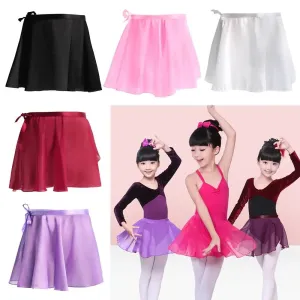 Women's Chiffon Ballet Skirt Lace-Up Dance Mini Tutu for Adults