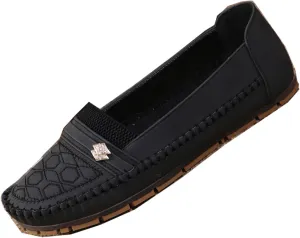 Women's Classic Comfort Loafers Casual Slip-Ons Stylish Dress Shoes Cute Work Office Flats Everyday Walking Shoes
