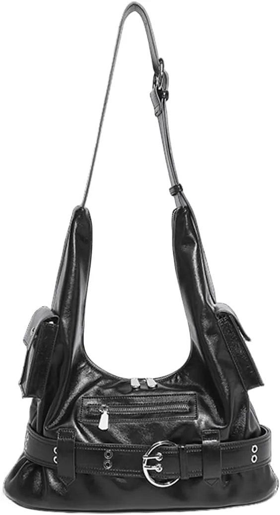Women's Fashion Purse Cool Rock Punk hobo-Handbag Shoulder bag