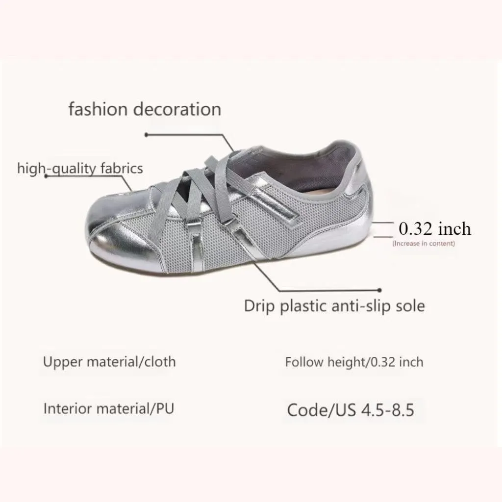 Women's Mesh Sneakers Soft Lightweight Breathable Flat Shoes for Everyday Comfort Casual Outfits Weekend Getaways