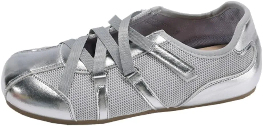 Women's Mesh Sneakers Soft Lightweight Breathable Flat Shoes for Everyday Comfort Casual Outfits Weekend Getaways