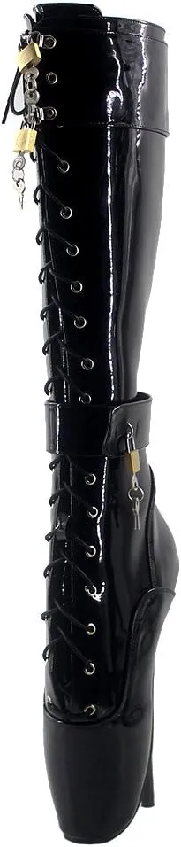 Womens Padlocks Ballet Boots