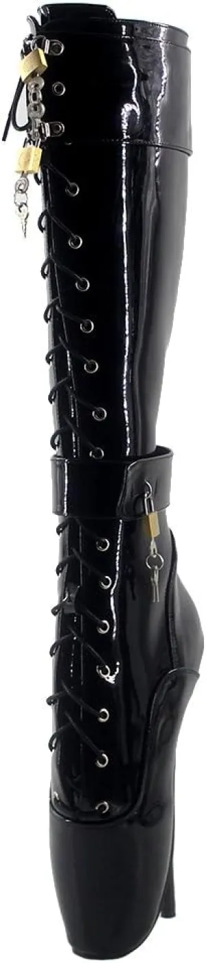 Womens Padlocks Ballet Boots