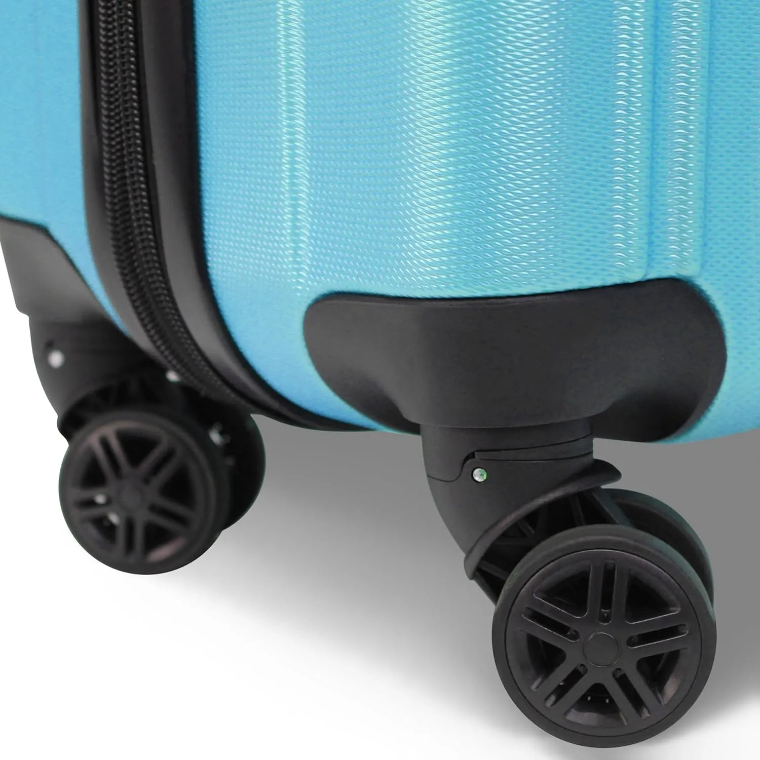 World Traveler Kemyer Quest Hardside Lightweight Expandable Spinner Suitcase Luggage, Sapphire Blue, 2-Piece Set(20in,29in)