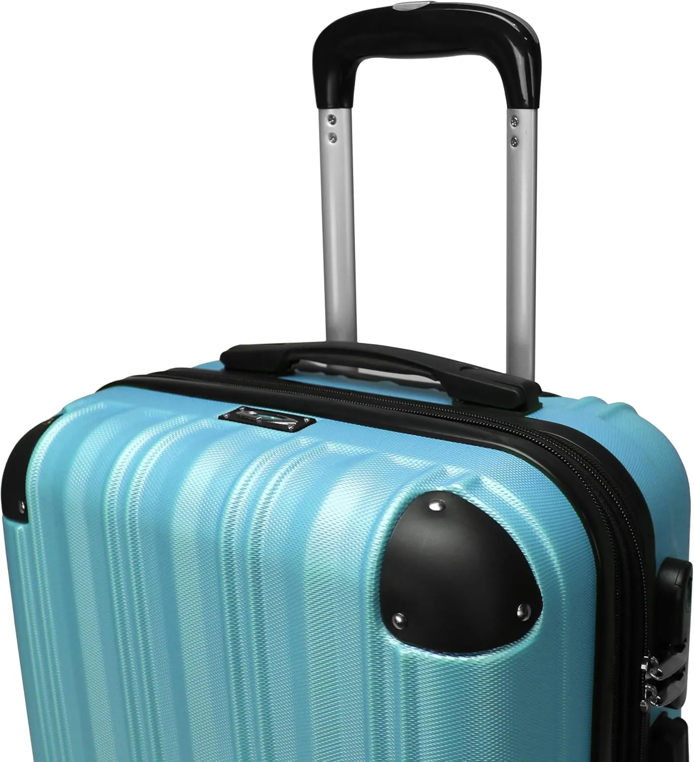 World Traveler Kemyer Quest Hardside Lightweight Expandable Spinner Suitcase Luggage, Sapphire Blue, 2-Piece Set(20in,29in)