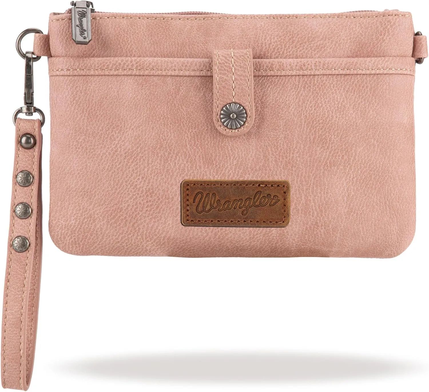 Wrangler Western Cowhide Crossbody Bags for Women Clutch Wristlet Purse