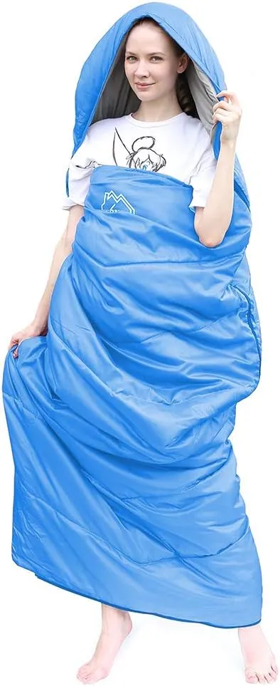 XL Size Upgraded Version of Camping Sleeping Bag 4 Seasons Warm and Cool, Lighter Weight, Adults and Children Can Use Waterproof Camping Bag, Travel and Outdoor Activities