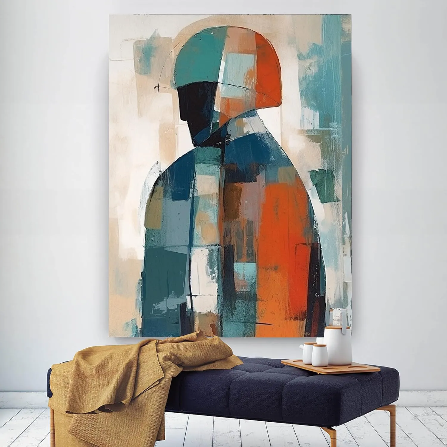 Yahedoba Sexy women acrylic oil painting, 100% hand-painted wall art painting,102 * 76cm(40 * 30) Inches,Unstretched,Frameless