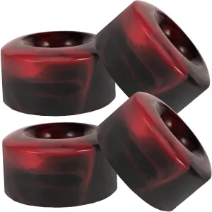 YARNOW 4Pcs High Rebound PU Skate Wheels for Roller Skates and Long Boarding and Replacement Wheels for Enhanced Skating Experience Mixed Color
