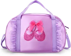 Yitengteng Dance Bag,Cute Ballet Dance Storage Package,Fitness Luggage Package Suitable for All Women Little Ballerina