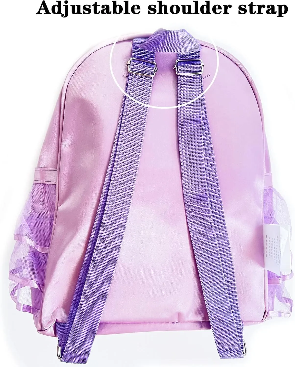 Yitengteng Princess Ballerina Backpack Dance Bag for Toddler Girls Nylon Backpack