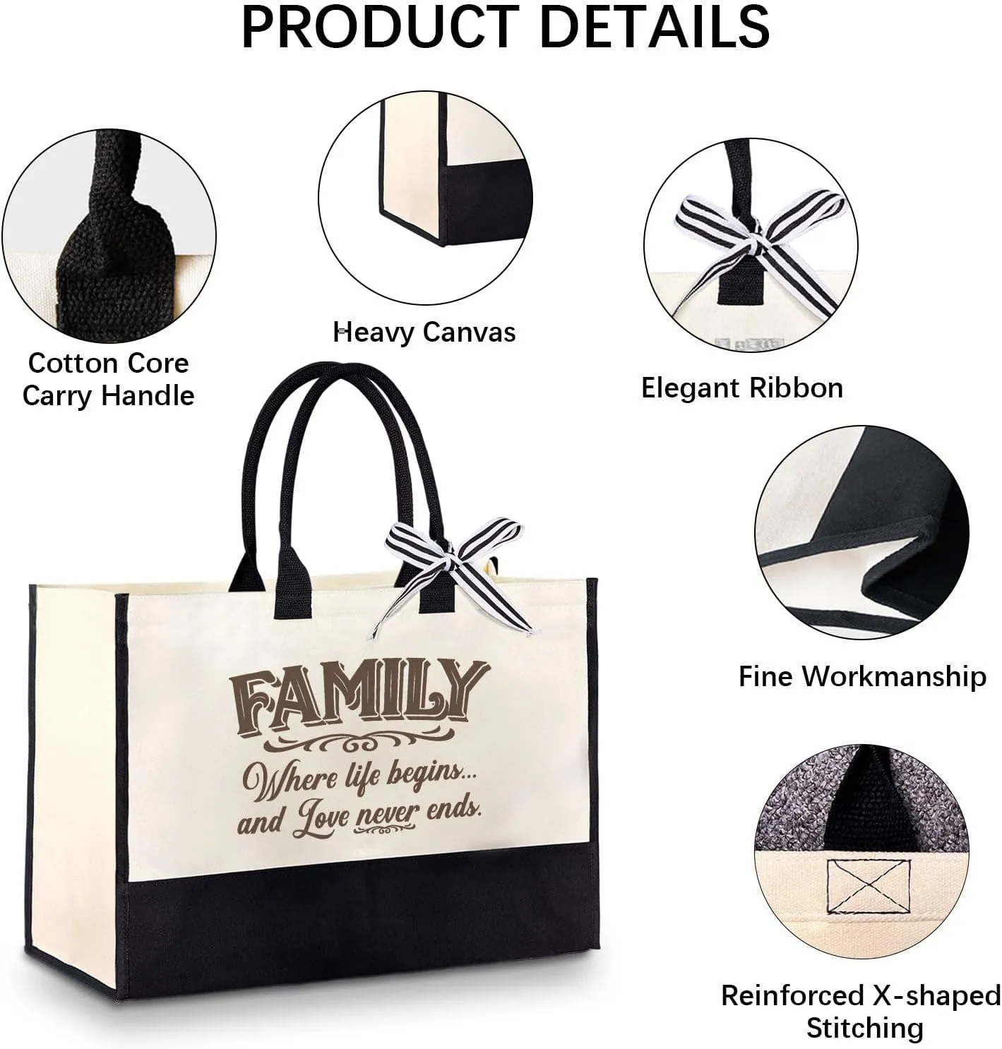 You Are Amazing Funny Canvas Tote Bag Large Canvas Tote Bag Lightweight Reusable Grocery Shopping Cloth Bags
