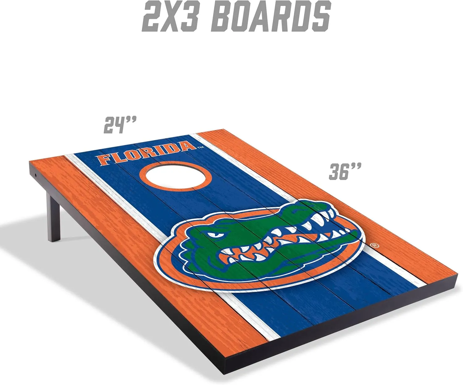 YouTheFan NCAA 2' x 3' Portable Cornhole Game with Logo Bags