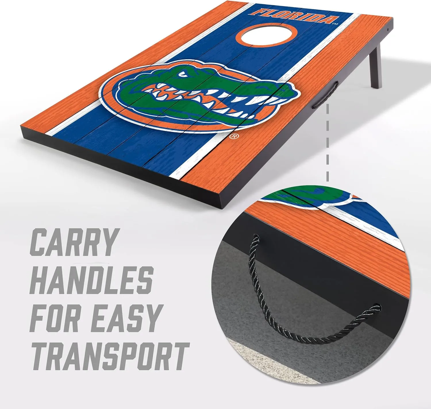 YouTheFan NCAA 2' x 3' Portable Cornhole Game with Logo Bags