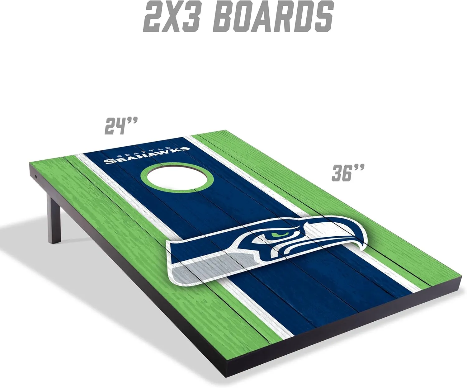 YouTheFan NFL 2' x 3' Portable Cornhole Game with Logo Bags